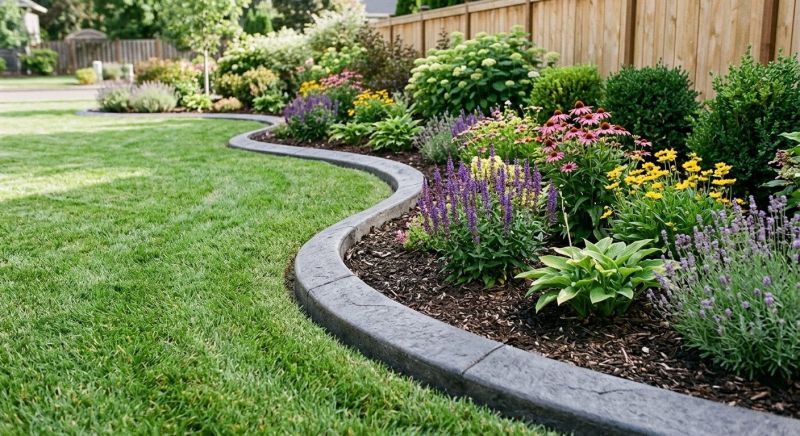 Flowerbed Curbing Installation in Citrus County, FL