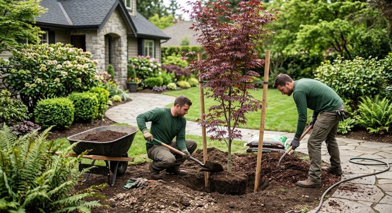 Privacy Trees Planting in Ventura County, CA