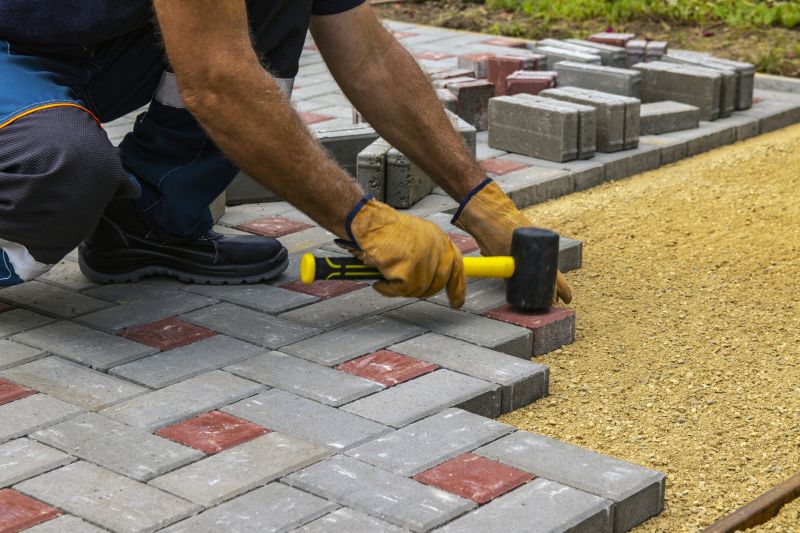Sidewalk Pavers Installation in Boston, MA